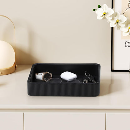 Valet Tray Organizer Bedside Nightstand Organizer Desk CatchallTray