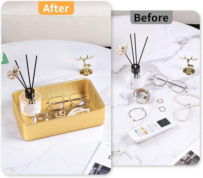 Valet Tray Organizer Bedside Nightstand Organizer Desk CatchallTray