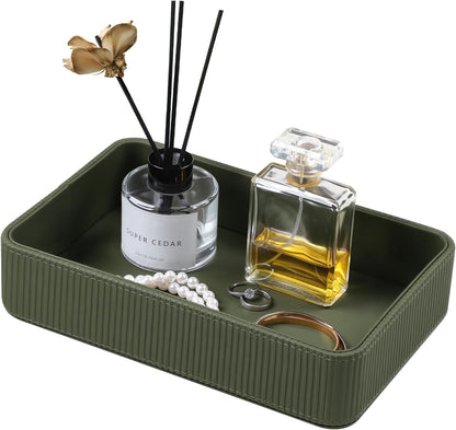 Valet Tray Organizer Bedside Nightstand Organizer Desk CatchallTray