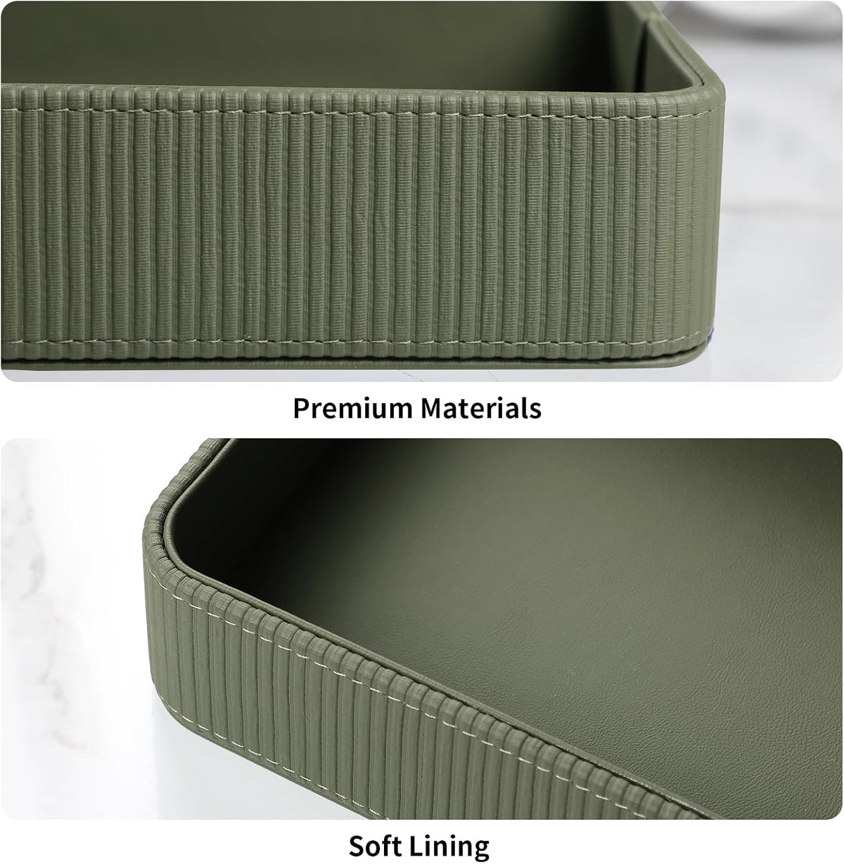 Valet Tray Organizer Bedside Nightstand Organizer Desk CatchallTray