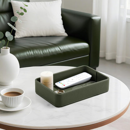 Valet Tray Organizer Bedside Nightstand Organizer Desk CatchallTray