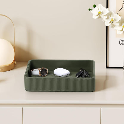 Valet Tray Organizer Bedside Nightstand Organizer Desk CatchallTray