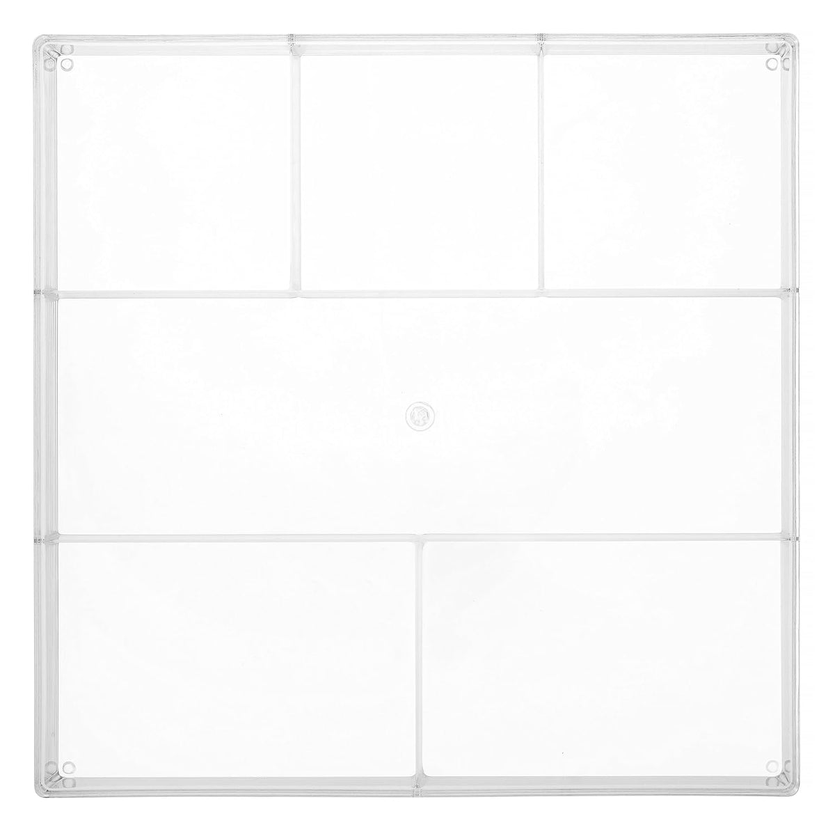 6-Section Clear Drawer Organizer