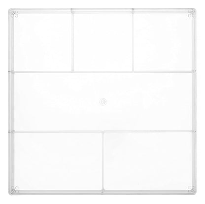 6-Section Clear Drawer Organizer