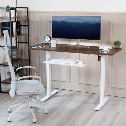 Black Under Desk 34 x 11 in Adjustable Keyboard Tray, MOUNT-KB34S