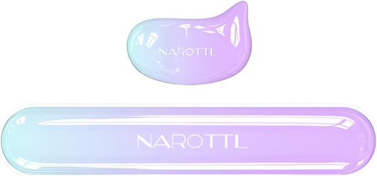 Gel Wrist Rest Set for Computer Keyboard and Mouse, 2-Pack (Purple)