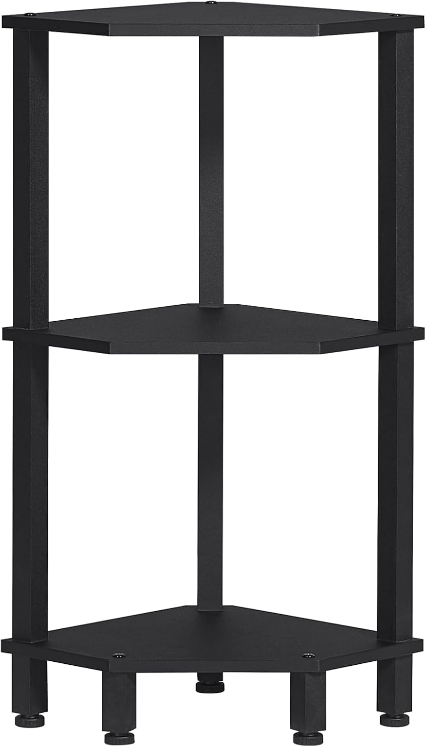 3-Tier Corner Shelf, Brown