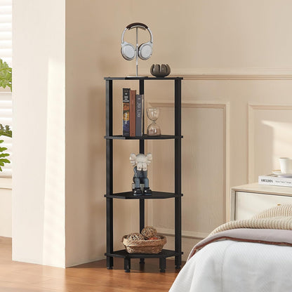 3-Tier Corner Shelf, Brown