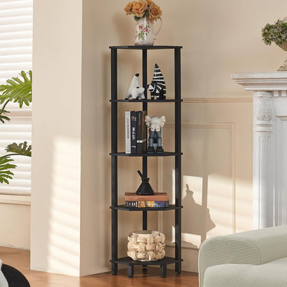 3-Tier Corner Shelf, Brown