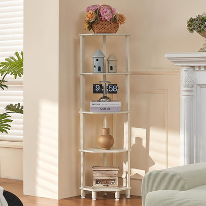 3-Tier Corner Shelf, Brown