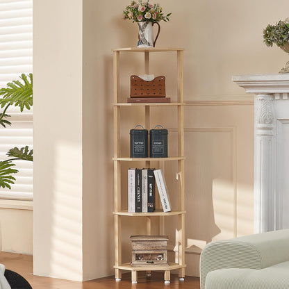 3-Tier Corner Shelf, Brown