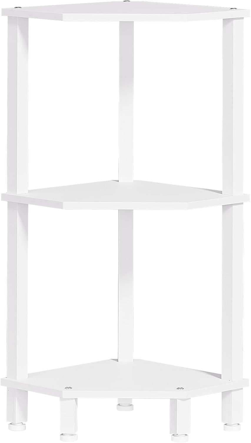 3-Tier Corner Shelf, Brown