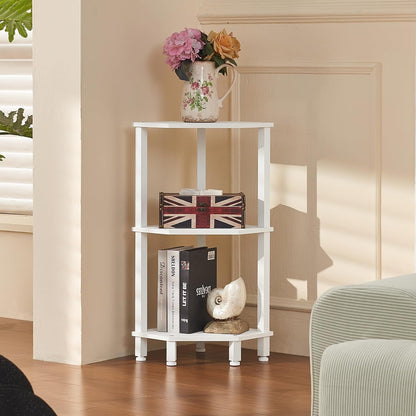 3-Tier Corner Shelf, Brown