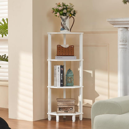 3-Tier Corner Shelf, Brown