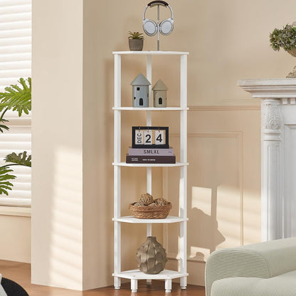 3-Tier Corner Shelf, Brown