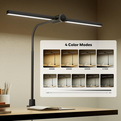 Honeywell HJ4 Desk Lamp with Clamp, Sunturalux™ Desk Lamps for Home Office