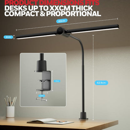 Honeywell HJ4 Desk Lamp with Clamp, Sunturalux™ Desk Lamps for Home Office