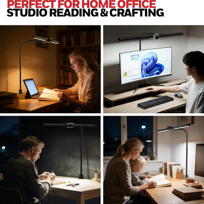 Honeywell HJ4 Desk Lamp with Clamp, Sunturalux™ Desk Lamps for Home Office