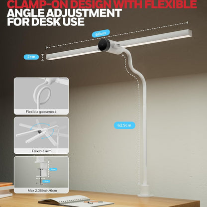 Honeywell HJ4 Desk Lamp with Clamp, Sunturalux™ Desk Lamps for Home Office