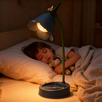 LED Desk Lamp Cordless Table Light Adjustable Gooseneck Dimmable Touch Rechargeable Battery Eye-Caring Night Light for Kids,Mini Cute Lamp for College Dorm Bedroom Reading