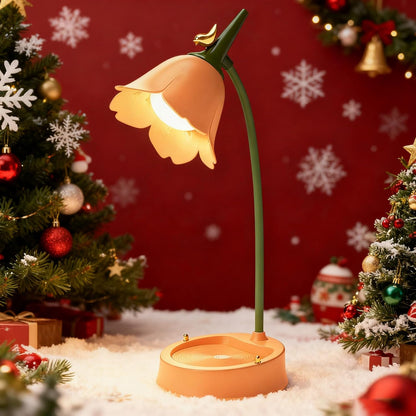 LED Desk Lamp Cordless Table Light Adjustable Gooseneck Dimmable Touch Rechargeable Battery Eye-Caring Night Light for Kids,Mini Cute Lamp for College Dorm Bedroom Reading