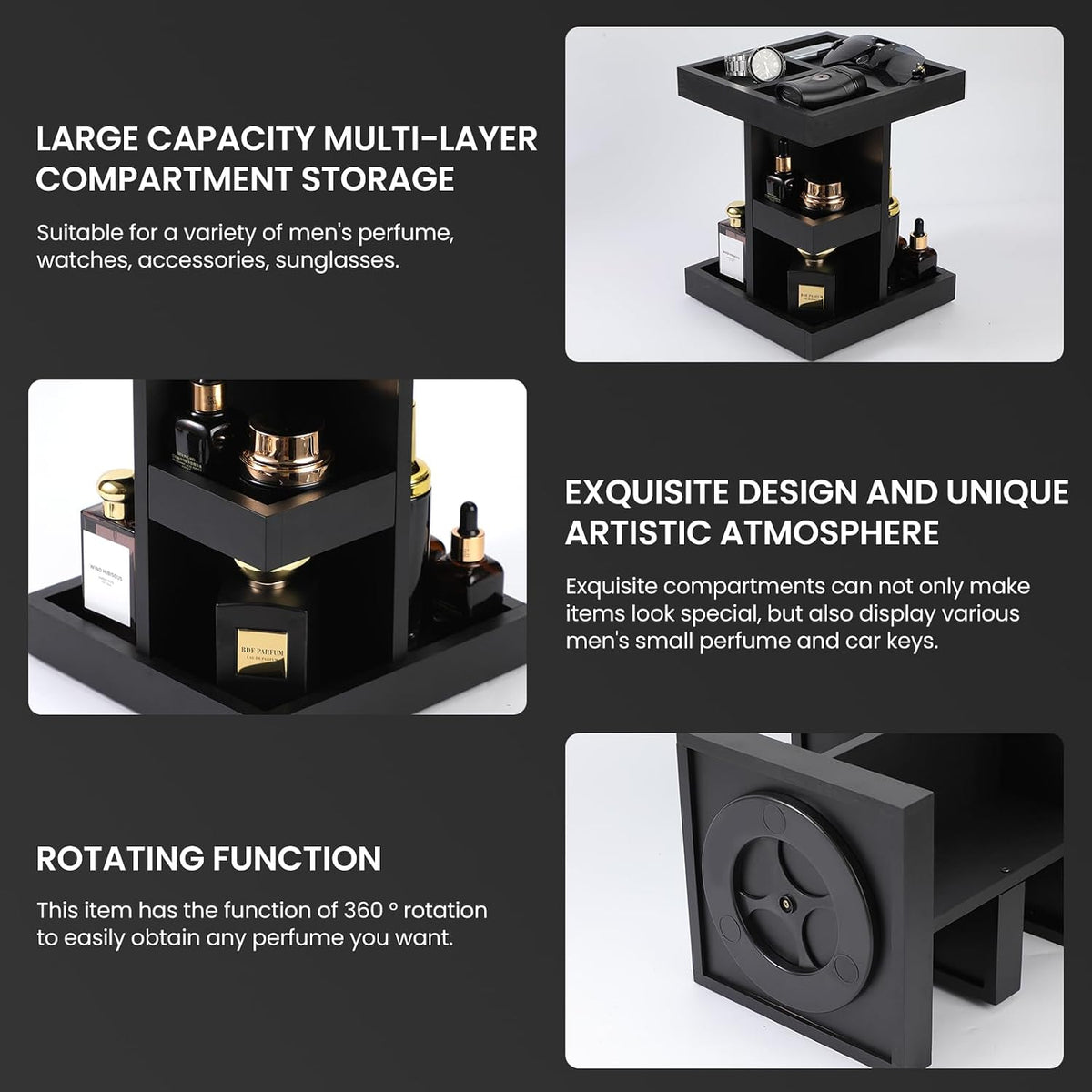 Cologne Organizer for Men,Cologne Stand,Birthday Gifts for Men