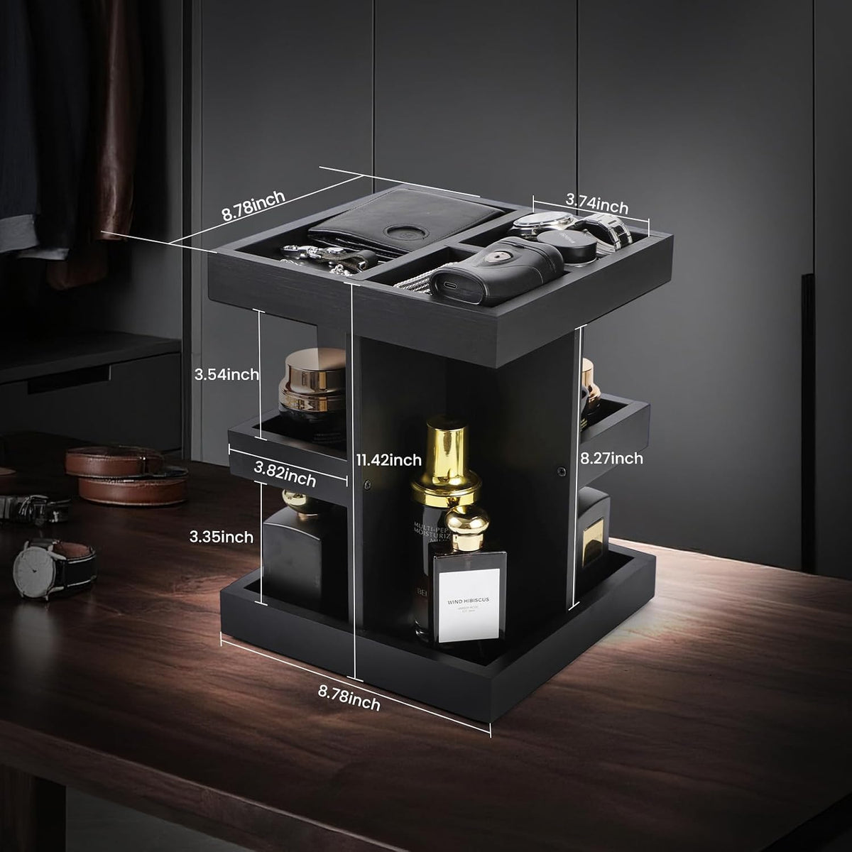 Cologne Organizer for Men,Cologne Stand,Birthday Gifts for Men