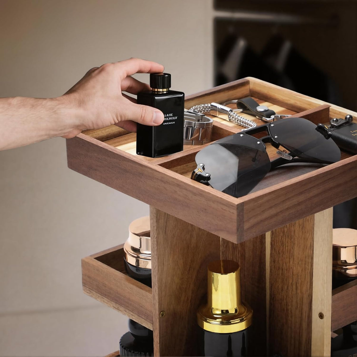 Cologne Organizer for Men,Cologne Stand,Birthday Gifts for Men