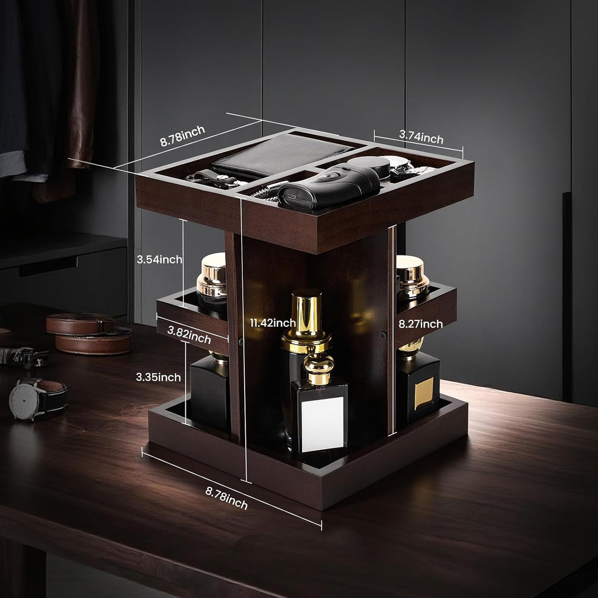 Cologne Organizer for Men,Cologne Stand,Birthday Gifts for Men