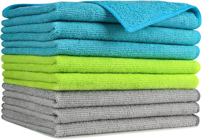 AIDEA Microfiber Cleaning Cloth-50PK, Microfiber Towels for Cars 12"x12"