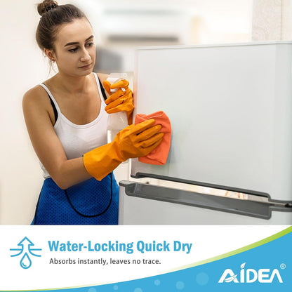 AIDEA Microfiber Cleaning Cloth-50PK, Microfiber Towels for Cars 12"x12"