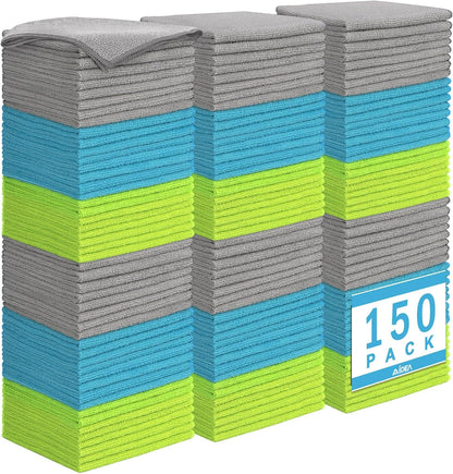 AIDEA Microfiber Cleaning Cloth-50PK, Microfiber Towels for Cars 12"x12"