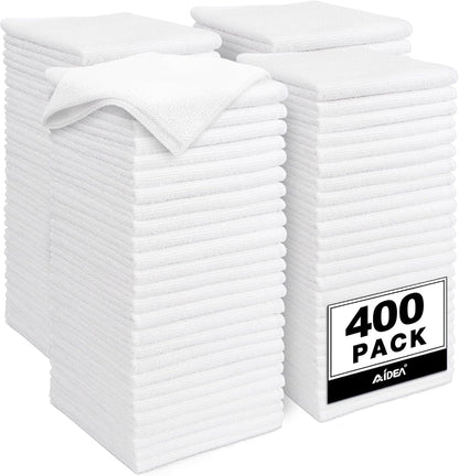 AIDEA Microfiber Cleaning Cloth-50PK, Microfiber Towels for Cars 12"x12"