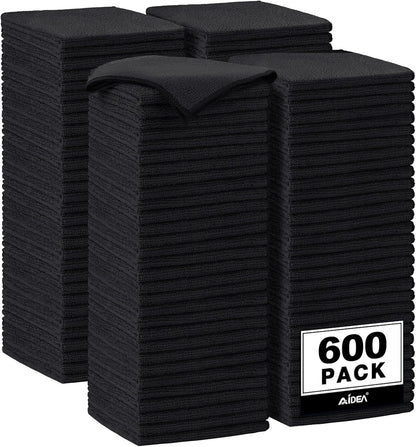 AIDEA Microfiber Cleaning Cloth-50PK, Microfiber Towels for Cars 12"x12"