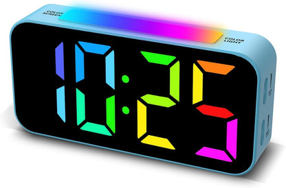 Loud Alarm Clocks for Bedrooms Heavy Sleepers, Digital Bedside Clock