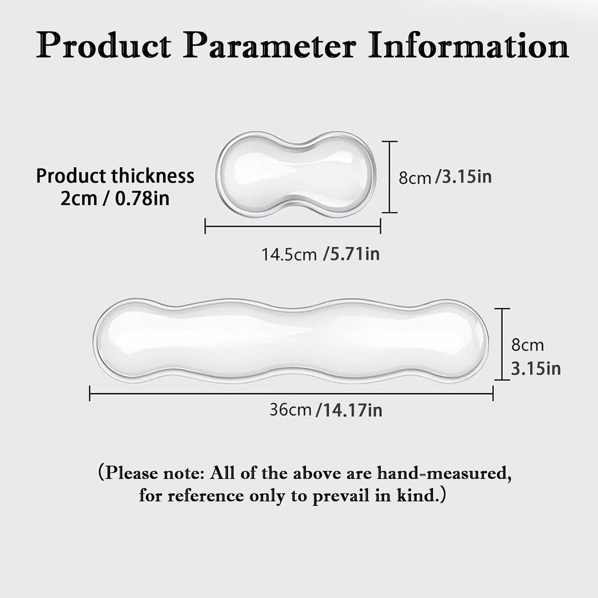 Update Gel Keyboard Wrist Rest & Mouse Wrist Rest Set – Silicone Wrist Support Pad for Pain Relief, Effortless Typing, Gaming, Computer, Laptop, Office – Anti-Slip Base, Easy to Clean