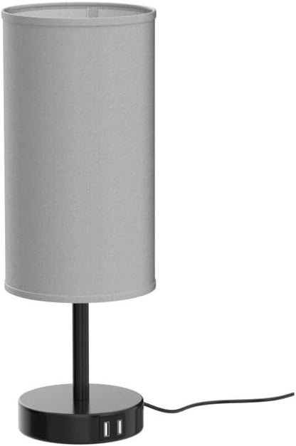 Bedside Table Lamp with USB Ports, Touch Dimmable Nightstand