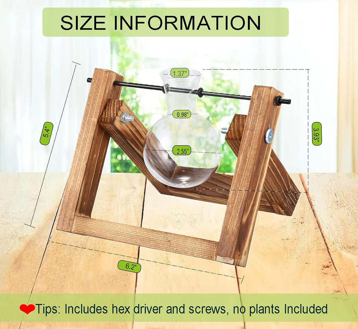 Plant Propagation Station Bulb Vase, 1 Bulb Vase