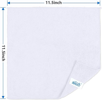 12PK Microfiber Cleaning Cloth, Cleaning Rag for Home, 11.5x11.5in