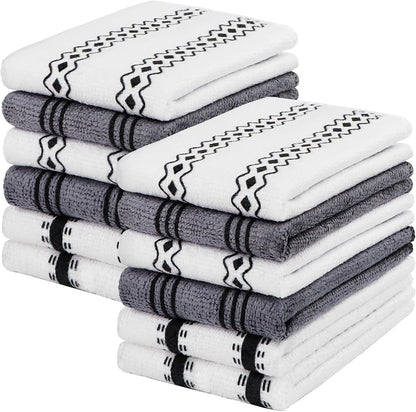 12PK Microfiber Cleaning Cloth, Cleaning Rag for Home, 11.5x11.5in