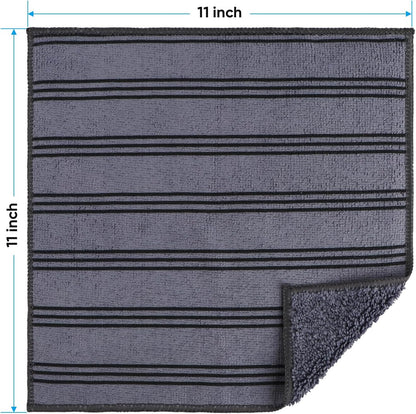12PK Microfiber Cleaning Cloth, Cleaning Rag for Home, 11.5x11.5in
