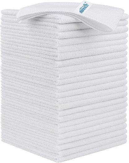 12PK Microfiber Cleaning Cloth, Cleaning Rag for Home, 11.5x11.5in