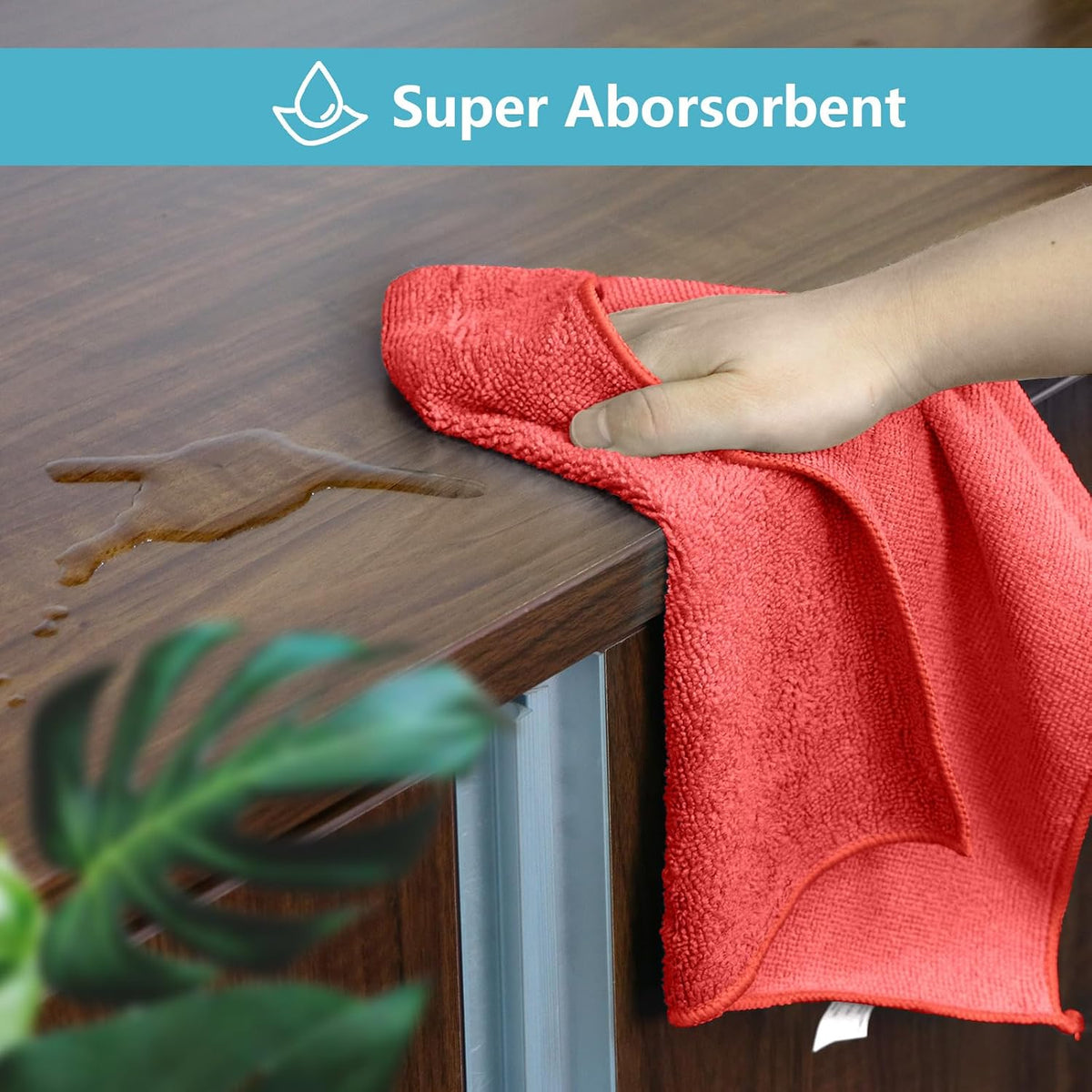 12PK Microfiber Cleaning Cloth, Cleaning Rag for Home, 11.5x11.5in