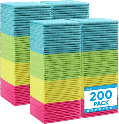 12PK Microfiber Cleaning Cloth, Cleaning Rag for Home, 11.5x11.5in