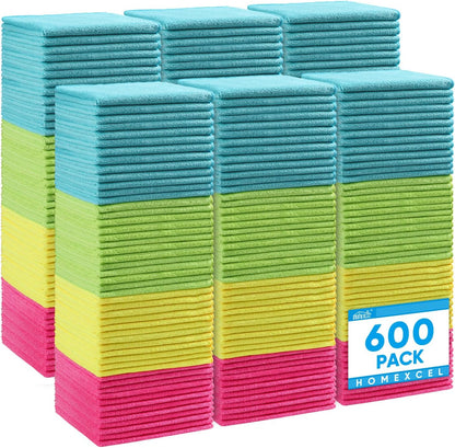 12PK Microfiber Cleaning Cloth, Cleaning Rag for Home, 11.5x11.5in
