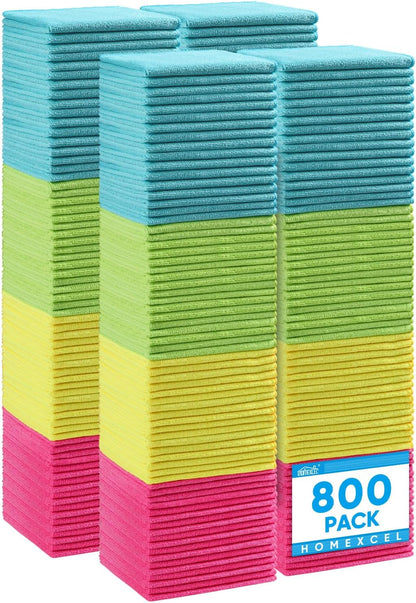 12PK Microfiber Cleaning Cloth, Cleaning Rag for Home, 11.5x11.5in