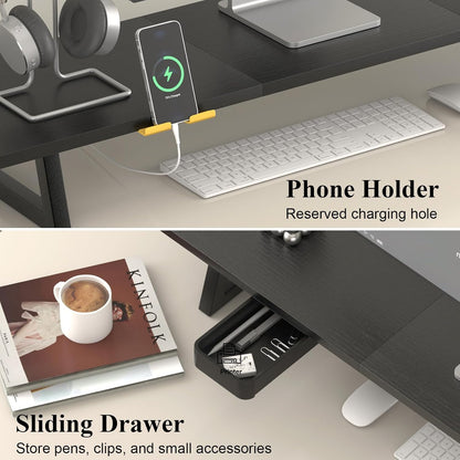 White Dual Monitor Stand Riser, 31.5 inch Long Stand, Desk Organizer