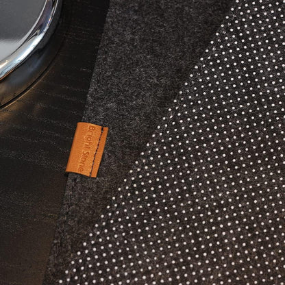 Felt Desk Mat,Non-Slip Mouse Pad, 27.5"x11.8" Office Supplies Desk Protector, Desk Accessories for Home and Office (Black)