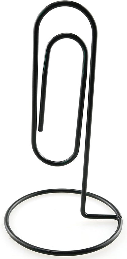 1PC Black Study Note Holder Office Desk Paper Clip Memo Holder & Organizer, Perfect Office Accessory, Organize and Access Bills