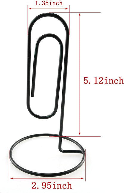 1PC Black Study Note Holder Office Desk Paper Clip Memo Holder & Organizer, Perfect Office Accessory, Organize and Access Bills